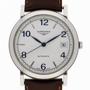 WATCH LONGINES L4.647.4 Classic Ernest Francillon white SS/leather AT